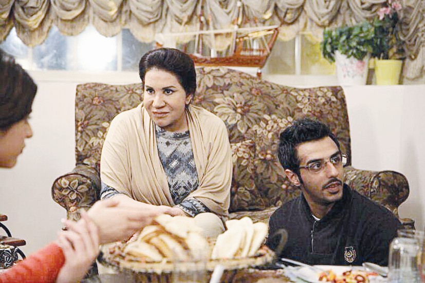 سعاد عبد الله ويوسف البلوشي في أحد المشاهد