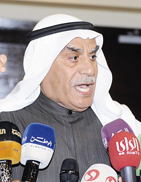 السعدون متحدثاً