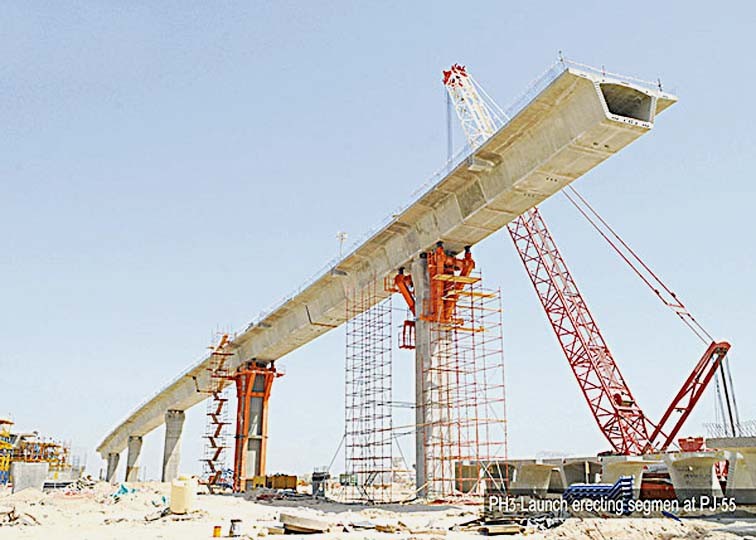 قطع الجسور قبل تركيبها