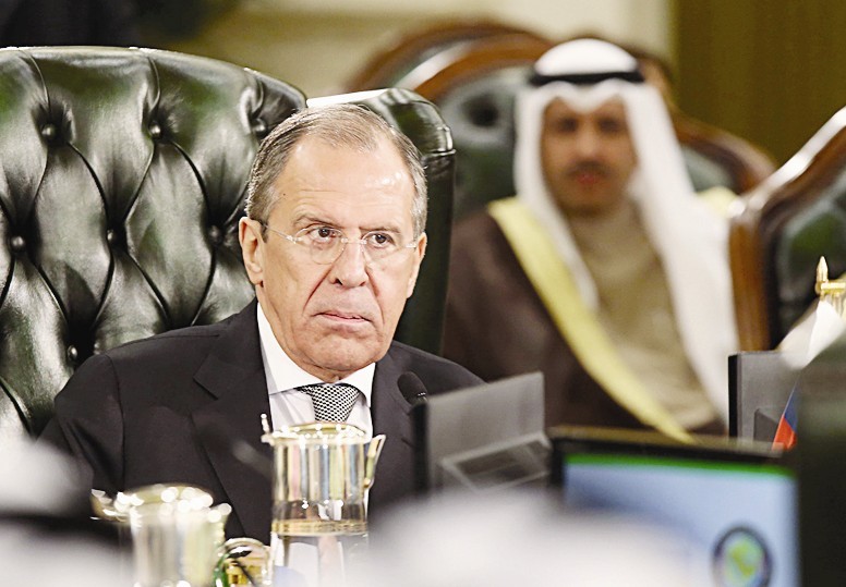 لافروف في الاجتماع