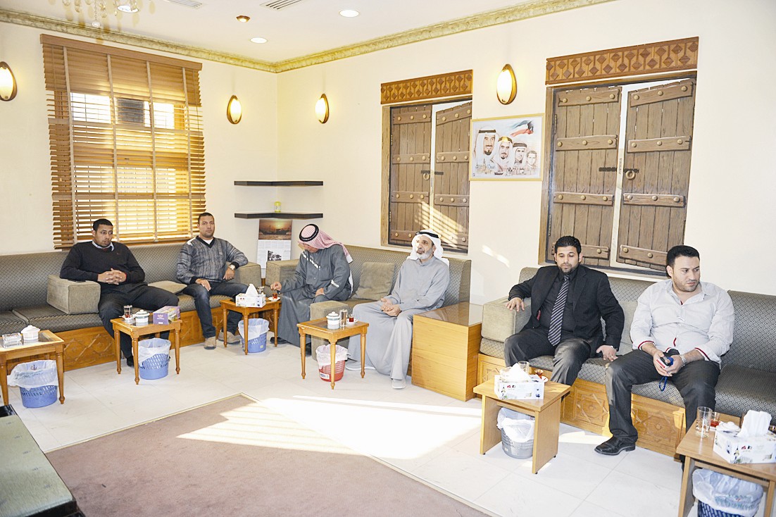 جانب من المعزين