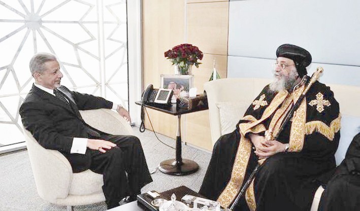 u0627u0644u0633u0641u064au0631 u0627u0644u0633u0639u0648u062fu064a u0645u0633u062au0642u0628u0644u0627u064b u0627u0644u0628u0627u0628u0627 u062au0648u0627u0636u0631u0648u0633 u0627u0644u062bu0627u0646u064a (u062eu0627u0635 - u00abu0627u0644u0631u0627u064au00bb)