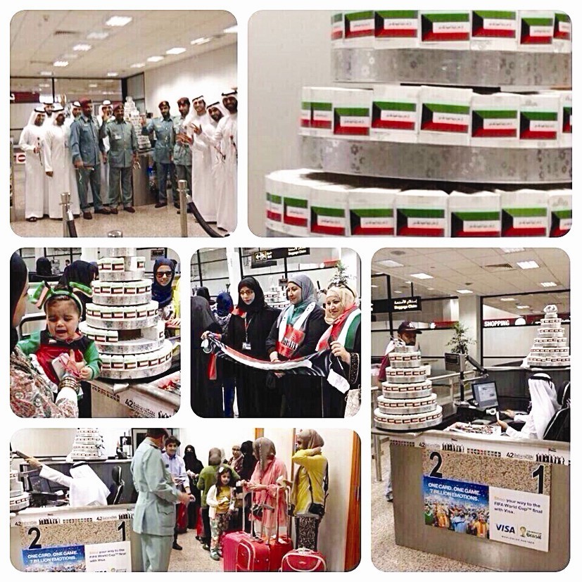 لقطات تعبر عن مشاركة الأشقاء الاماراتيين في الافراح الكويتية