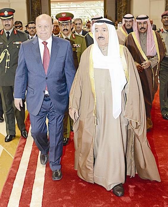 الأمير مستقبلاً الرئيس اليمني