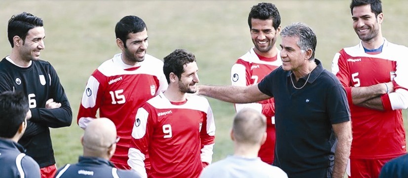 كيروش يقود تدريب إيران