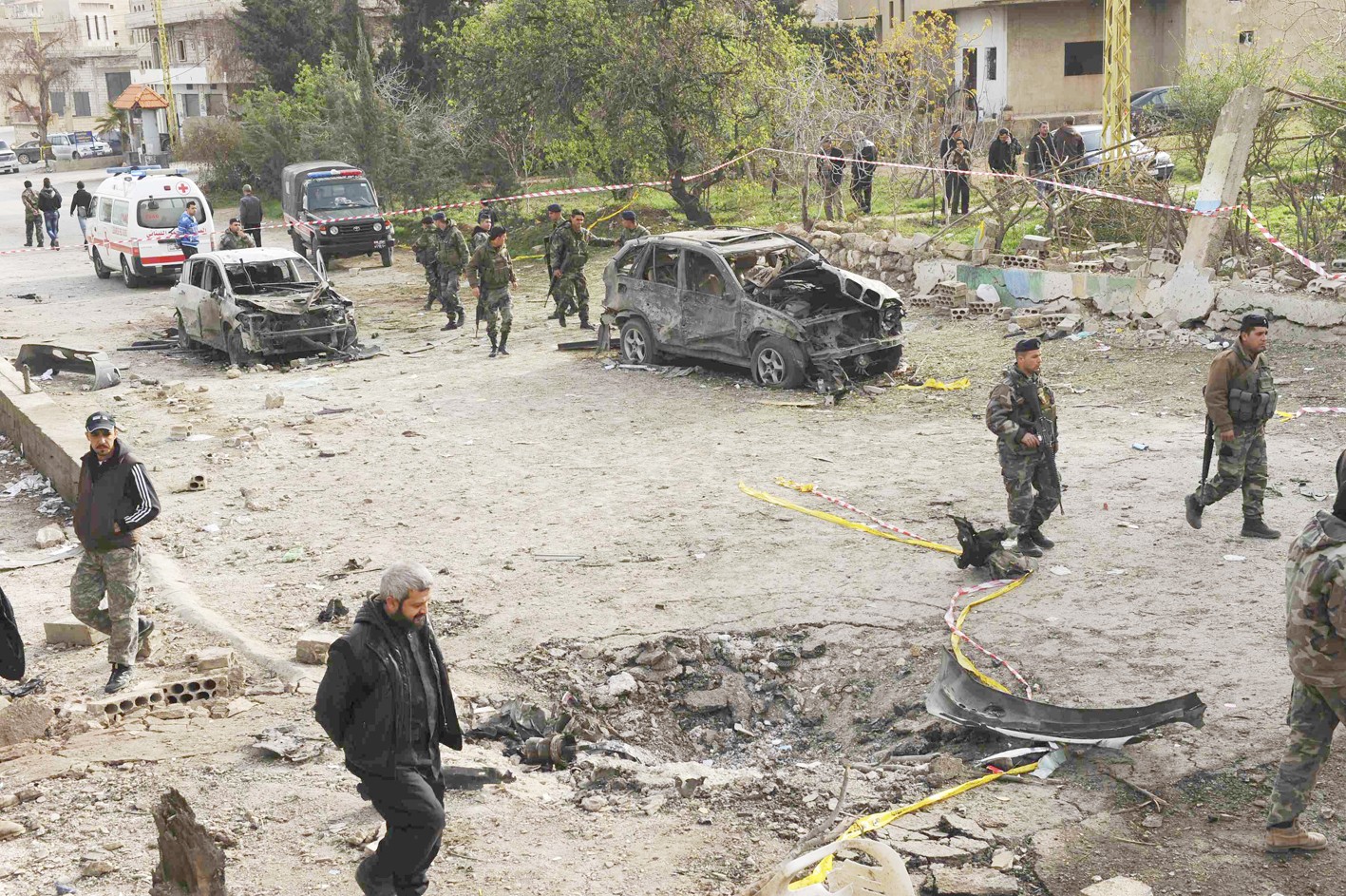 u062cu0646u0648u062f u0644u0628u0646u0627u0646u064au0648u0646 u062du0648u0644 u062du0641u0631u0629 u0623u062du062fu062bu0647u0627 u062au0641u062cu064au0631 u0627u0644u0627u0646u062au062du0627u0631u064a u0641u064a u0627u0644u0646u0628u064a u0639u062bu0645u0627u0646 (u0631u0648u064au062au0631u0632)