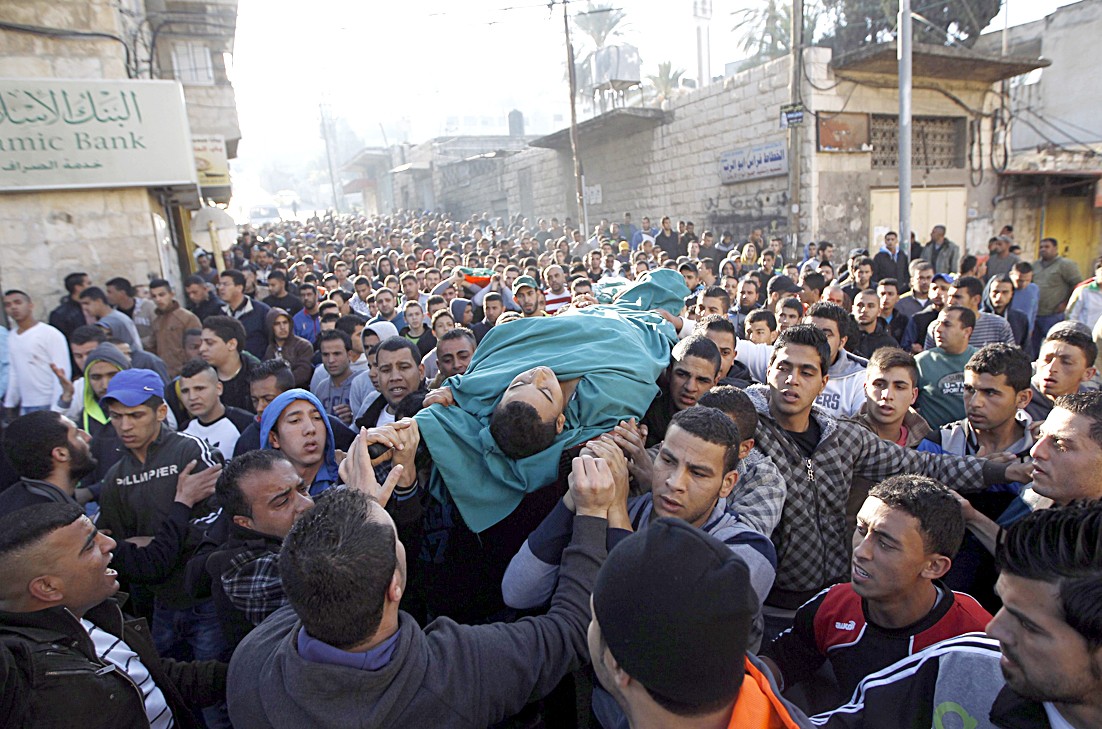 u0641u0644u0633u0637u064au0646u064au0648u0646 u062eu0644u0627u0644 u062au0634u064au064au0639u0647u0645 u064au0632u0646 u062cu0628u0627u0631u064au0646 u0641u064a u062cu0646u064au0646 u0623u0645u0633 (u0631u0648u064au062au0631u0632)