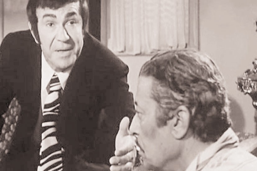 مع عماد حمدي في فيلم «ثرثرة فوق النيل»