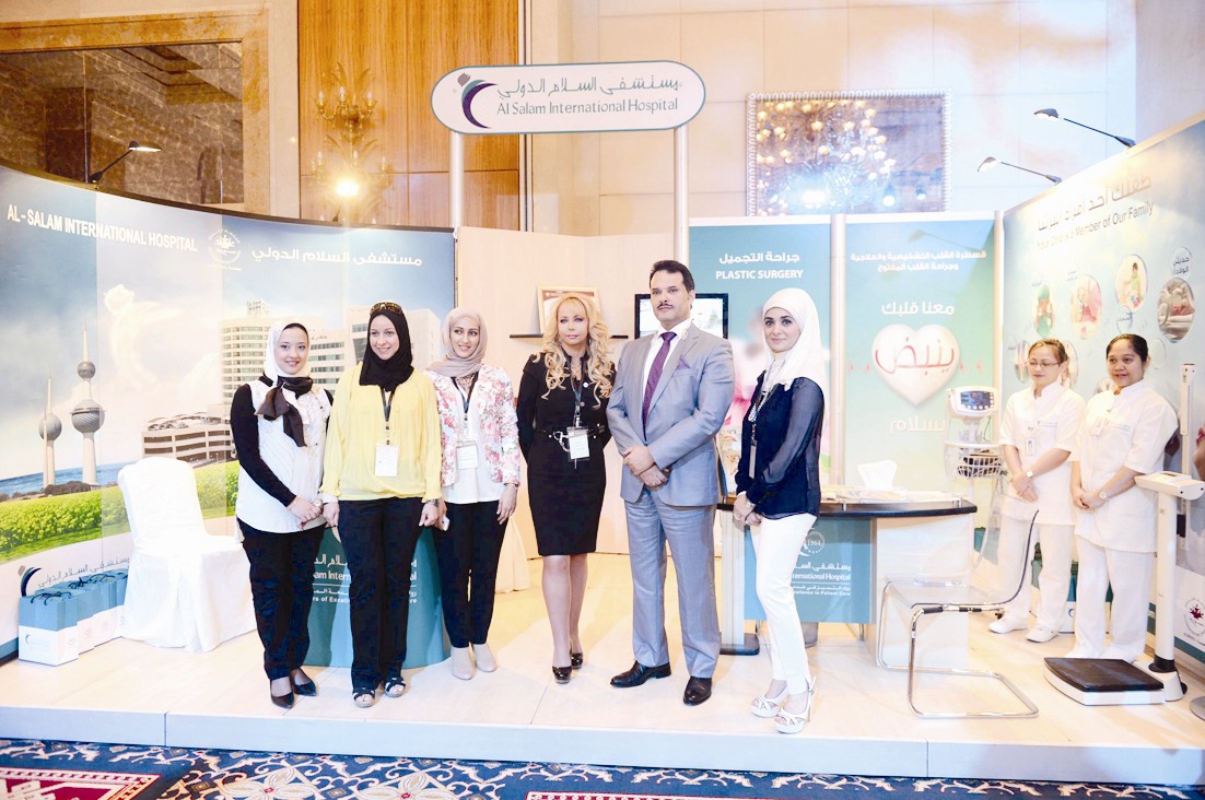 فريق المستشفى مع الحربي