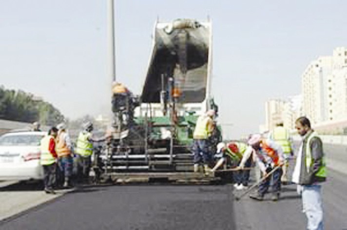 u062cu0627u0646u0628 u0645u0646 u0623u0639u0645u0627u0644 u0631u0635u0641 u0627u0644u0637u0631u0642 u0627u0644u0645u062au0636u0631u0631u0629