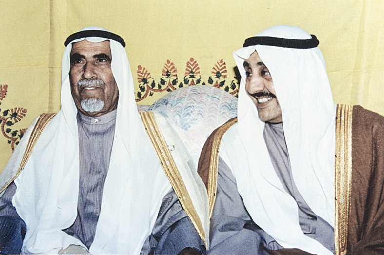 مع رئيس مجلس الأمة السابق جاسم الخرافي