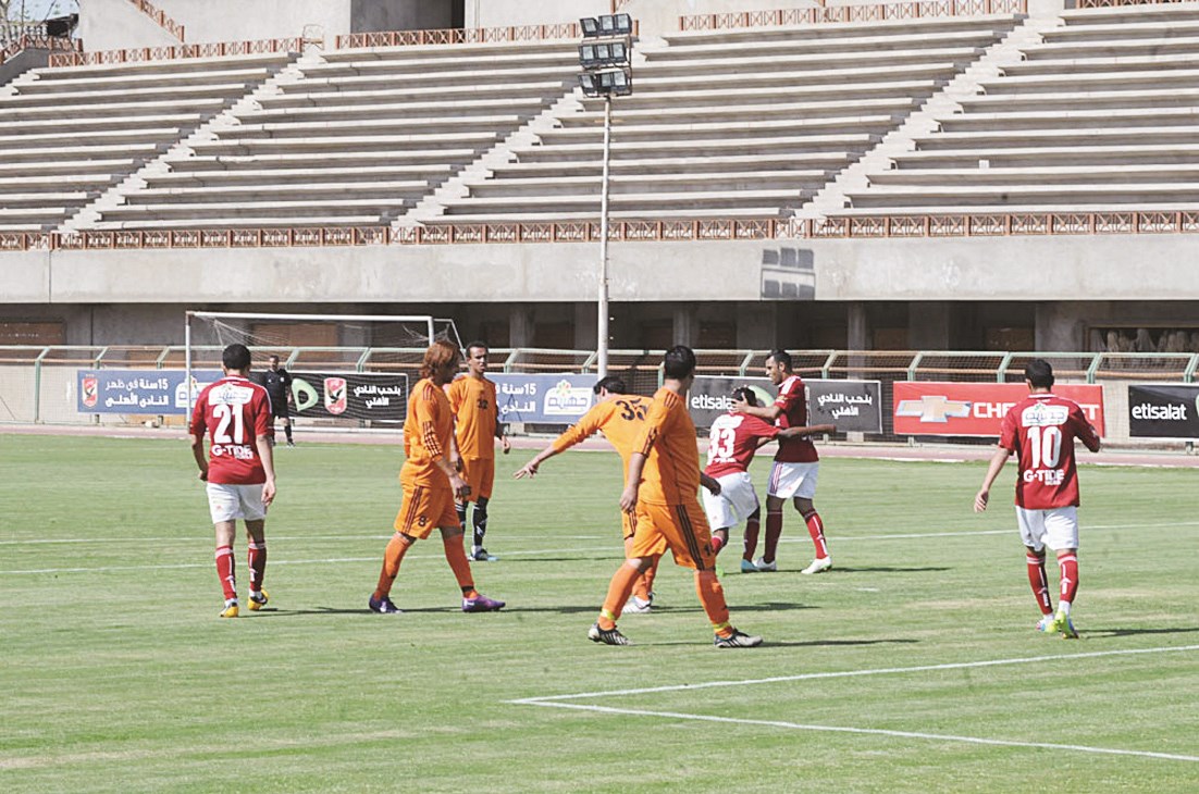 فرحة لاعبي الأهلي (خاص - «الراي»)