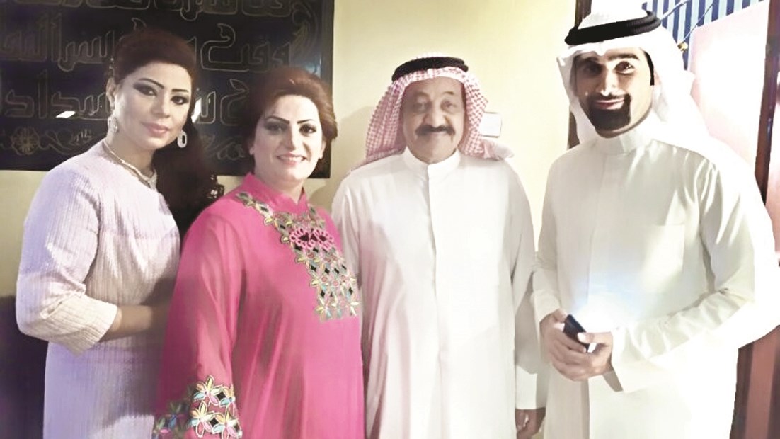 -... ومع أحمد إيراج وعبد الإمام عبدالله وغرور خلال تصوير «بسمة منال»