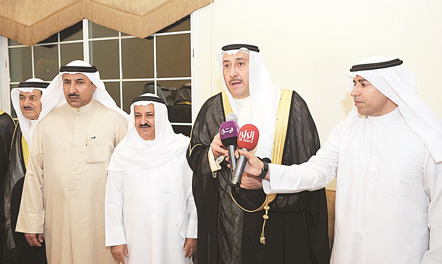 فيصل الحمود متحدثاً في الاحتفال  (تصوير نايف العقلة)