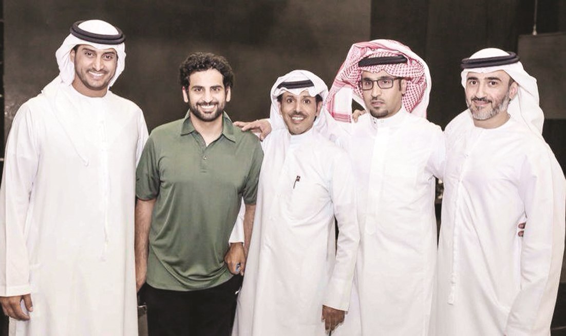 سعد علوش واعضاء البرنامج