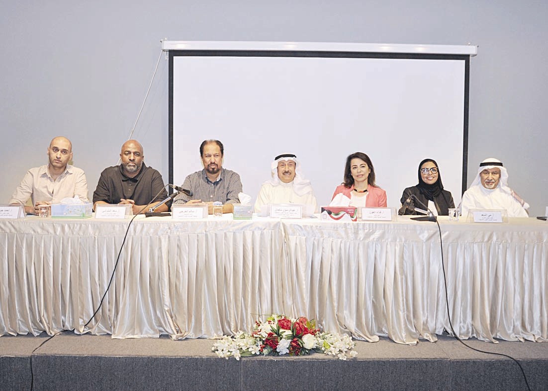 من المؤتمر الصحافي (تصوير سعد هنداوي)