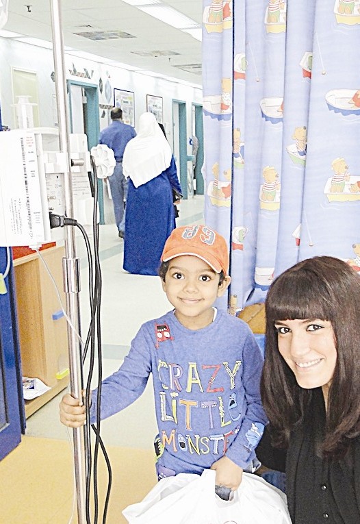 الطفل سعود وابتسامة أمل