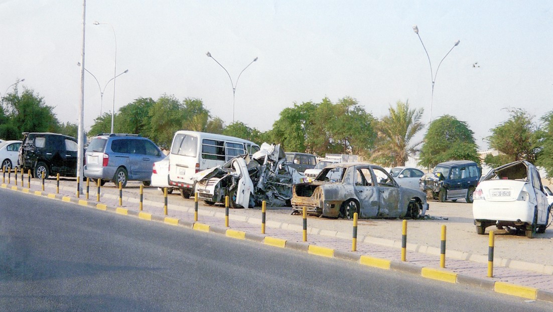 أمام مخفر الصليبية