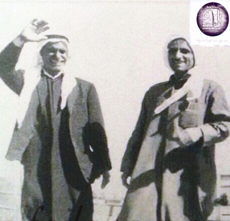 مع أحد أصدقائه سنة 1968