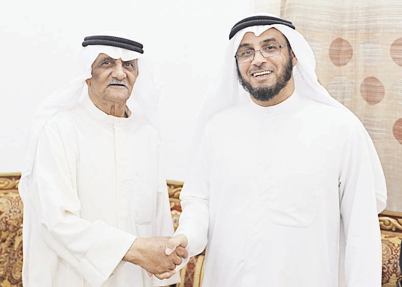 مع الزميل سعود الديحاني