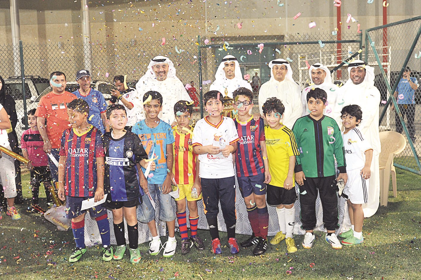 احتفالية الفريق الفائز