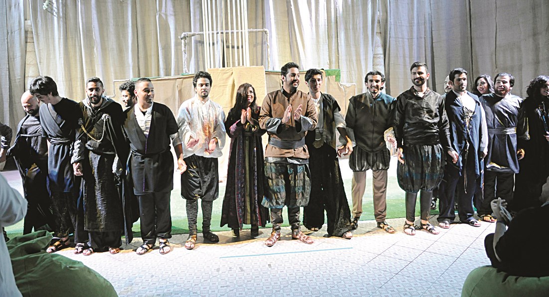 أبطال العمل (تصوير نايف العقلة)