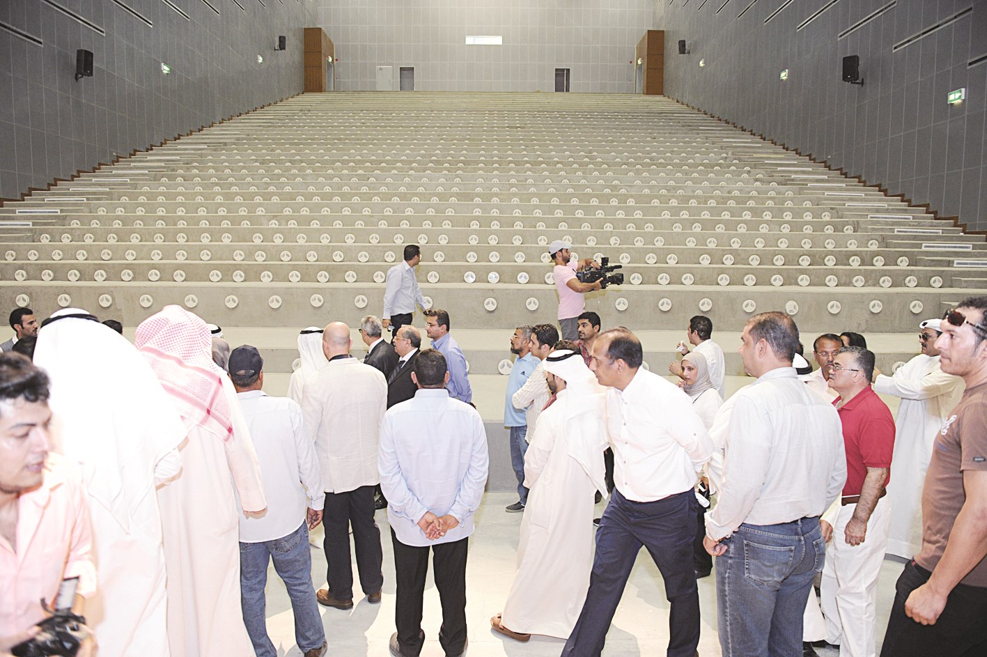 احدى القاعات في المبنى