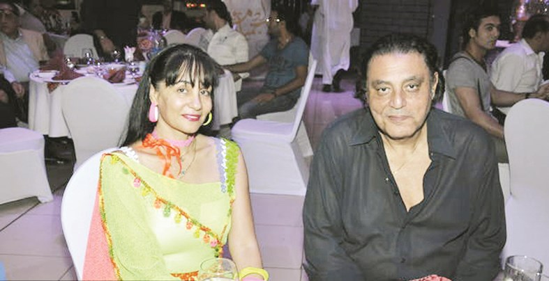 حسين الامام وزوجته سحر رامي