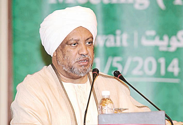 البشير يلقي كلمته (تصوير جلال معوض)