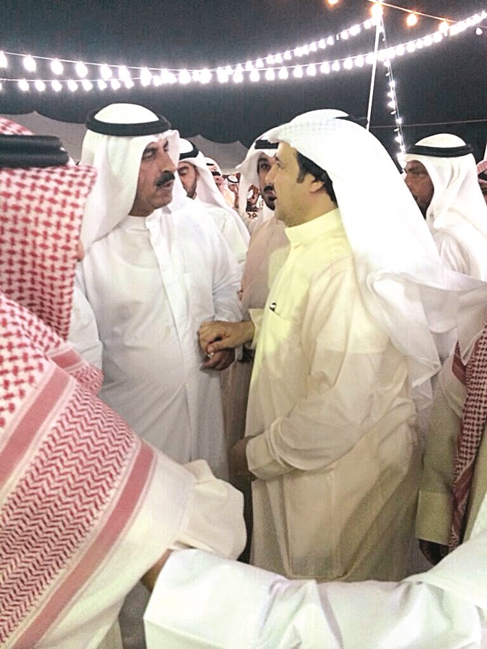 اللغيصم مستقبلا أبناء الدائرة الرابعة في حفل الاستقبال