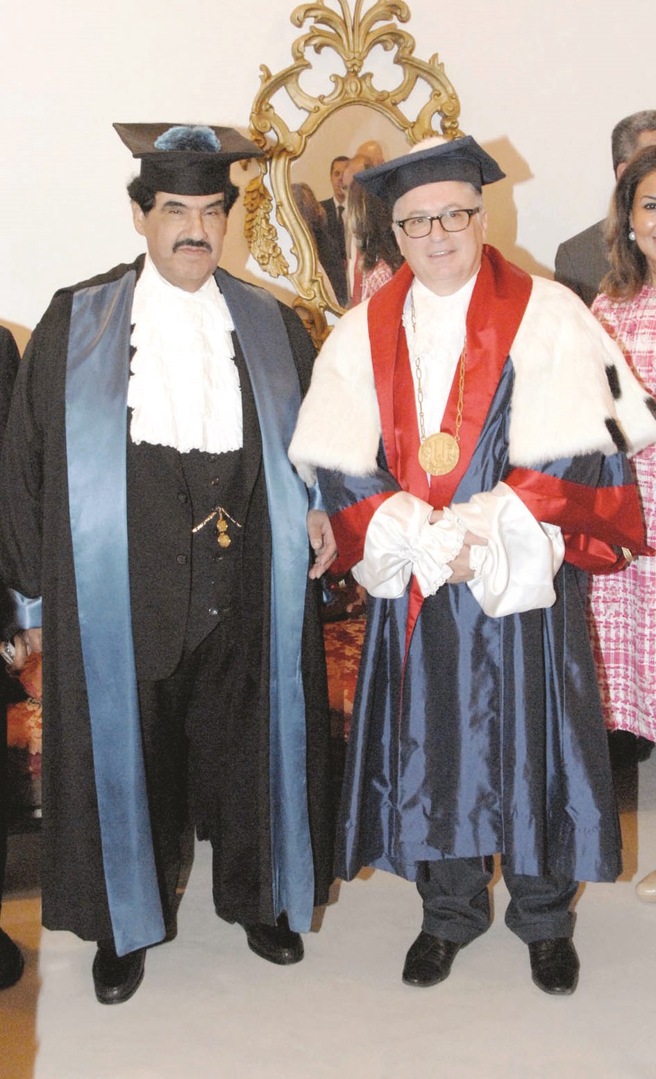 دكتوراه فخرية لسمو الشيخ ناصر المحمد من جامعة روما