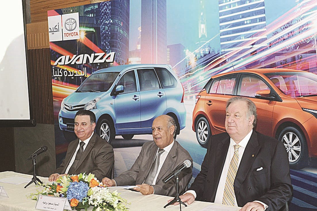 هايزلتز ووهبة وطه خلال حفلة الاطلاق