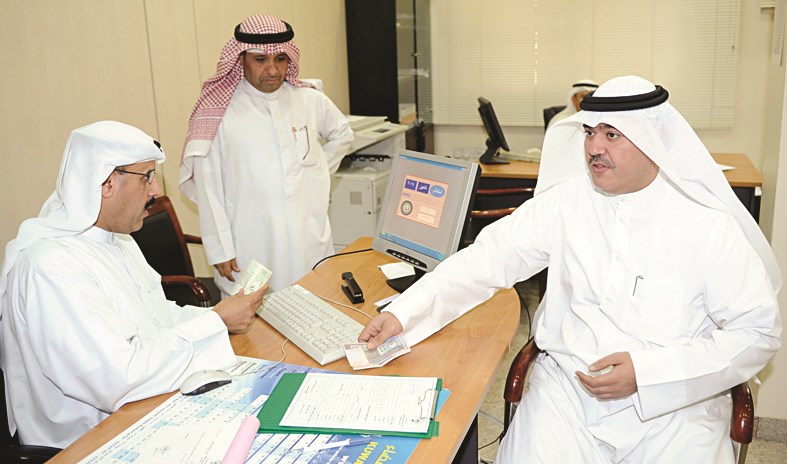 ... ومحمد الرشيدي (تصوير نايف العقلة)