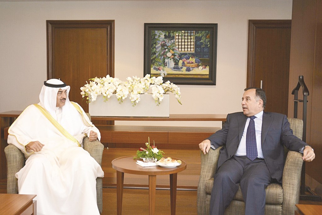 صباح الخالد ونبيل فهمي