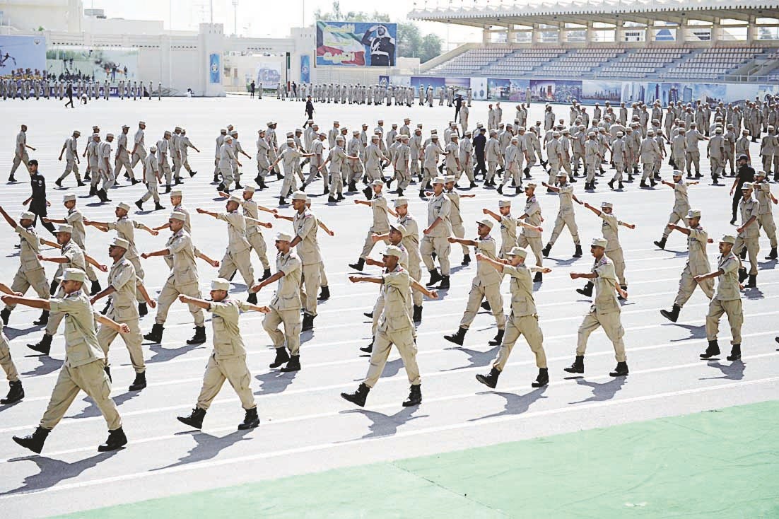 جانب من التدريبات