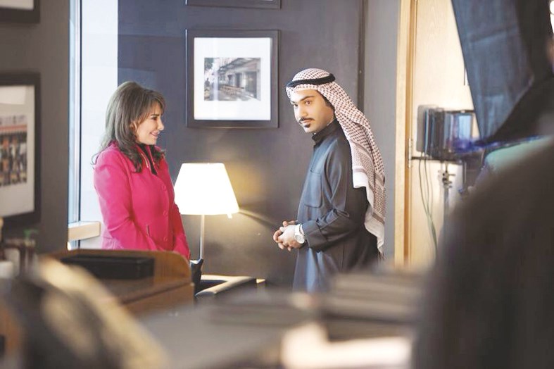 مع هدى حسين في «بسمة منال»