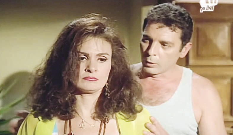 مع محمود حميدة في فيلم «دانتيلا»