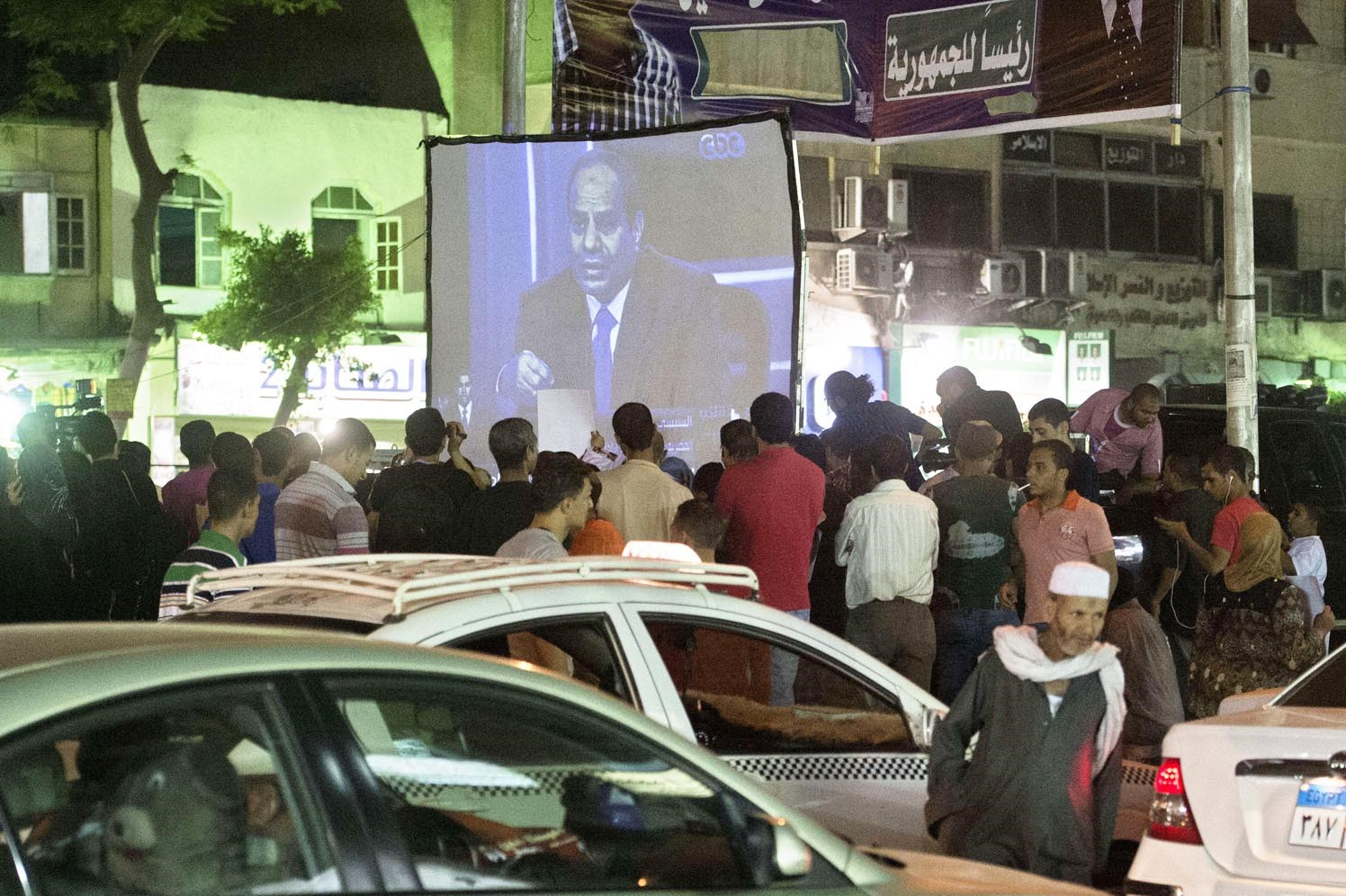 u0645u0624u064au062fu0648u0646 u0644u0644u0633u064au0633u064a u064au062au0627u0628u0639u0648u0646 u062du0648u0627u0631u0647 u0627u0644u062au0644u0641u0632u064au0648u0646u064a u0641u064a u0623u062du062f u0634u0648u0627u0631u0639 u0627u0644u0642u0627u0647u0631u0629 (u062eu0627u0635 - u00abu0627u0644u0631u0627u064au00bb)