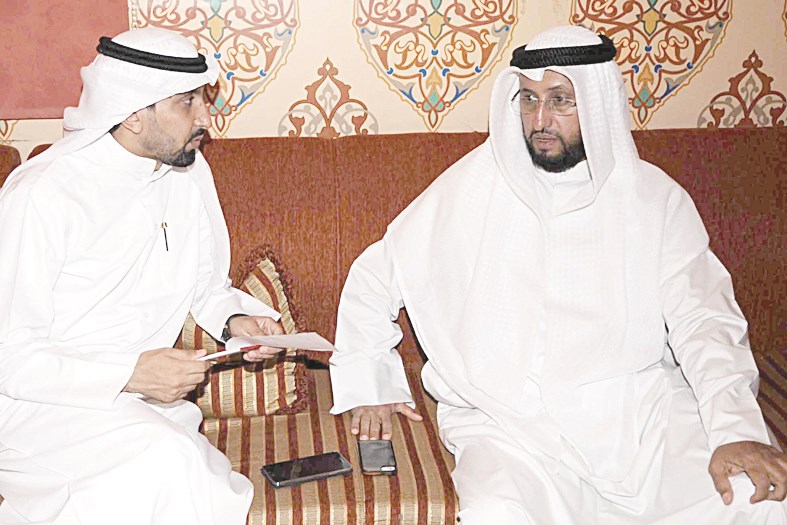 العجمي والزميل غانم السليماني