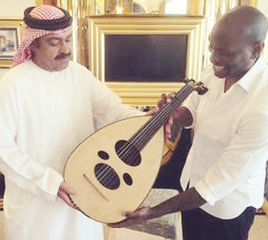 مع النجم الأمريكي تايرس جيبسون