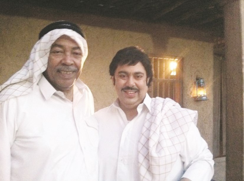 مع عبدالعزيز المسلم في مسلسل «العضيد»