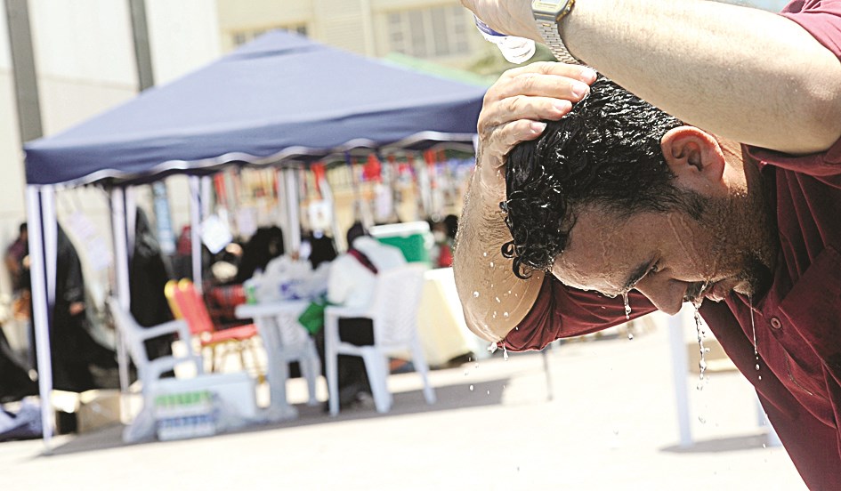 مياه لتخفيف درجة الحرارة