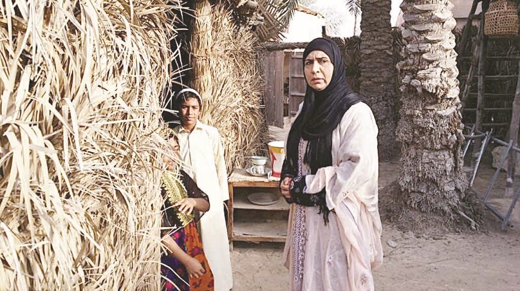 في مشهد من مسلسل «أهل الدار»