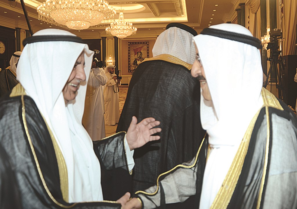 علي الغانم مهنئا الامير