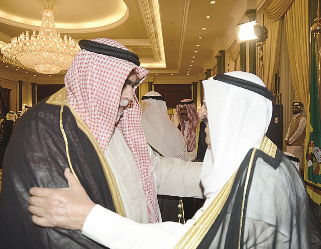 احمد الخالد مهنئا الامير