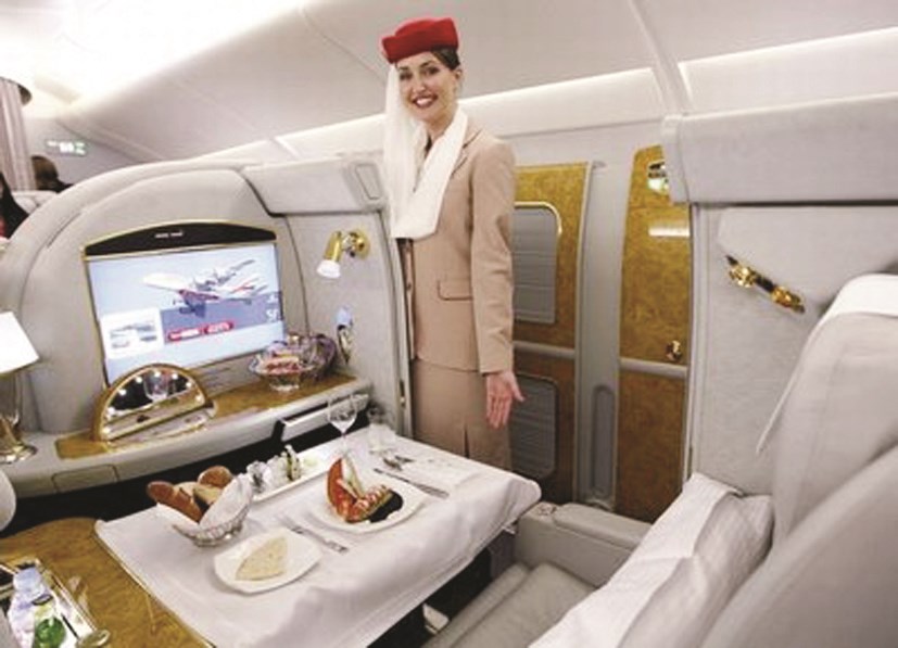 الفخامة وكرم الضيافة على متن طائرة الإمارات A380
