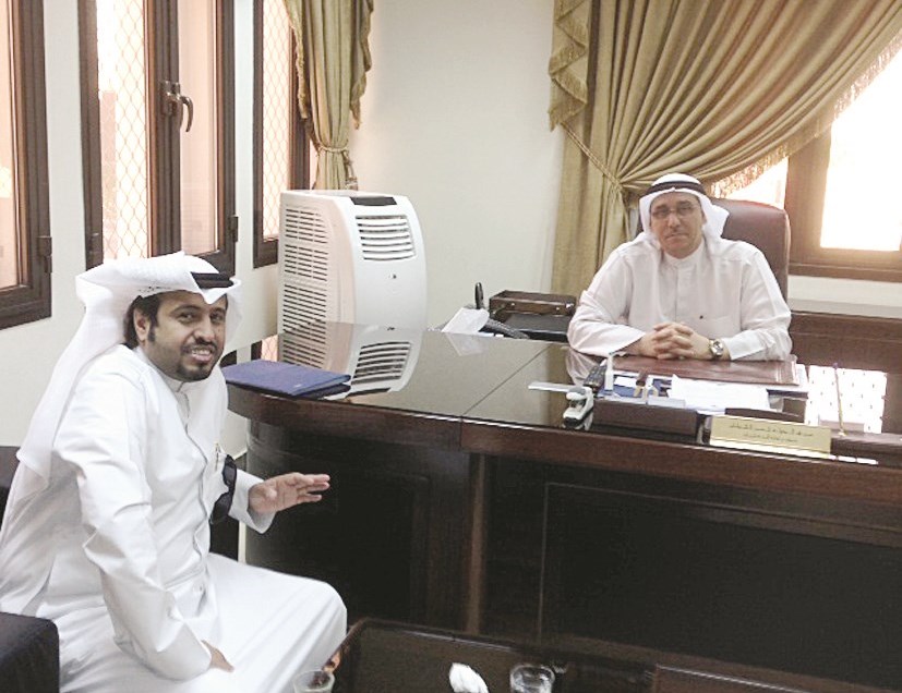 الحطاب والزميل سلمان الغضوري