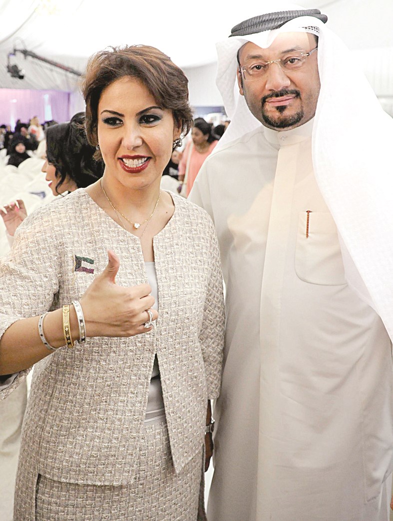 ... ومع الزميل ناصر الفرحان