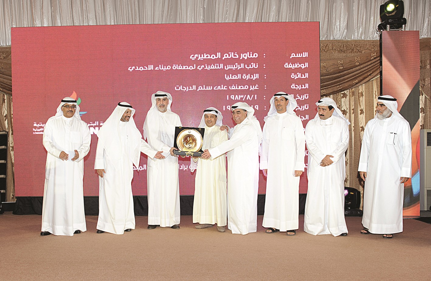 u0627u0644u0639u062fu0633u0627u0646u064a u0645u0643u0631u0651u0645u0627u064b u0627u0644u0645u0637u064au0631u064a u062au062du062a u0623u0646u0638u0627u0631 u0642u064au0627u062fu0627u062a u0627u0644u0634u0631u0643u0629 (u062au0635u0648u064au0631 u0627u0633u0639u062f u0639u0628u062fu0627u0644u0644u0647)