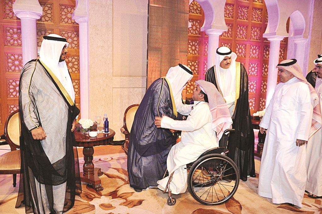 ترحيب من ذوي الاحتياجات الخاصة برئيس الوزراء